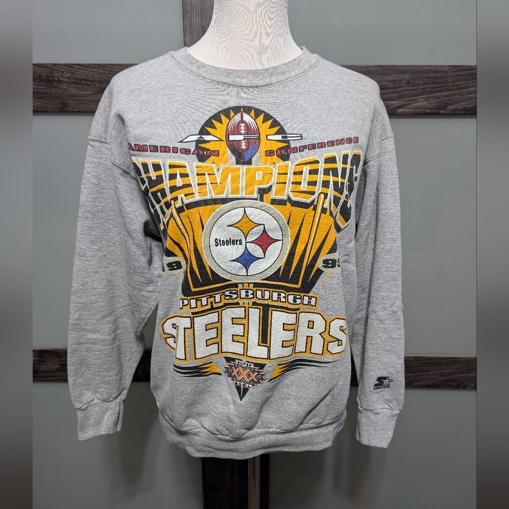 Vintage Starter Pittsburgh Steelers 1995 AFC champions